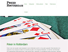 Tablet Screenshot of pokerrotterdam.nl